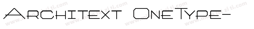 Architext OneType字体转换